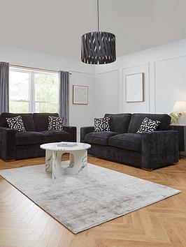 Very Home Monaco 3 + 2 Seater Fabric Sofa Set (Buy &Amp; Save!) - Made To Order In The Uk