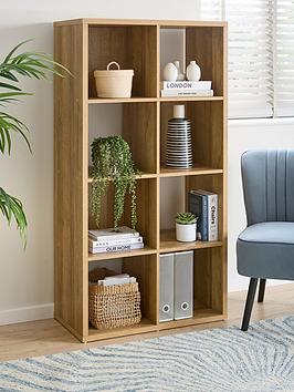 Very Home Metro 8 Shelf Unit - Oak - Fsc&Reg; Certified