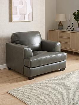 Very Home Astoria Standard Back Leather Chair