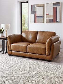 Very Home Morena 2 Seater Standard Back Leather Sofa