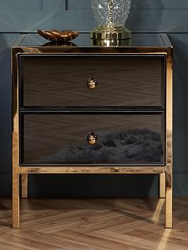 Birlea Fenwick 2 Drawer Bedside | Bed Sava