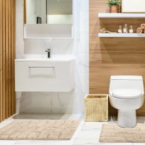 Waves  Pure Cotton Jacquard 2pc Bath set | Bed Sava