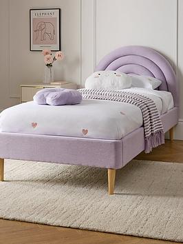 Very Home Rainbow Children'S Single Bed Frame With Mattress Options (Buy And Save!) - Lilac - Fsc&Reg; Certified  - Bunk Bed With Standard Mattress
