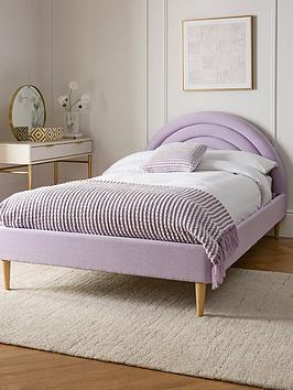 Very Home Rainbow Small Double Bed With Mattress Option (Buy &Amp; Save!) - Lilac - Fsc&Reg; Certified  - Bed Frame With Standard Mattress