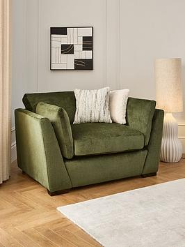 Very Home Anniston Fabric Snuggle Chair - Made To Order In The Uk