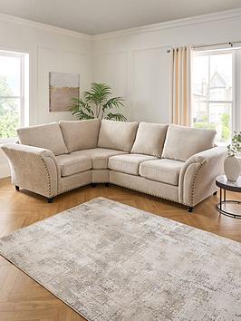 Very Home New Ariel Left Hand Fabric Corner Sofa - Fsc Certified