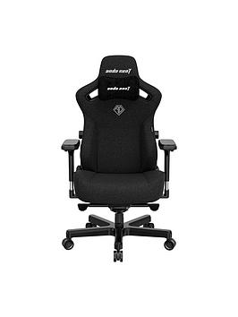 Andaseat Kaiser S3 Premium Xl Chair Black Fabric