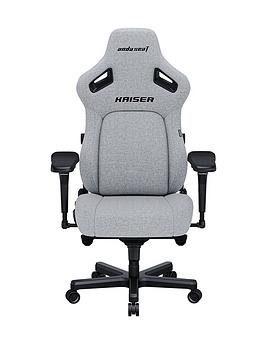 Andaseat Kaiser 4 Prem Xl Gaming Chair - Grey Fab