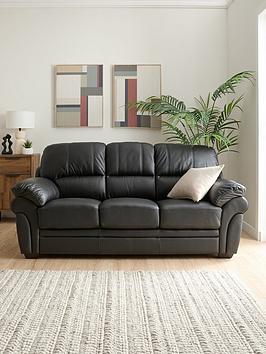 Very Home Wilmslow Leather 3 Seater Sofa
