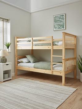 Very Home Novara Bunk Beds With Mattress Options (Buy &Amp; Save!) - Fsc&Reg; Certified - Bed Frame With 2 Premium Mattresses