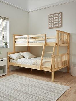 Very Home Novara Detachable Trio Bunk Bed In Wood  - Bed Frame Only