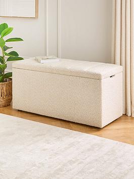 Very Home New Dakota Boucle Ottoman