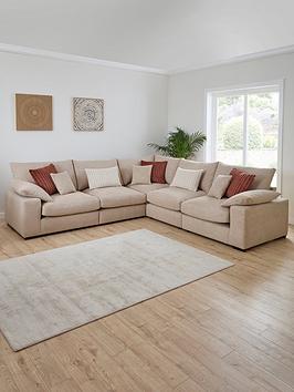 Very Home Aston Double Arm Modular Corner Group - Made To Order In The Uk