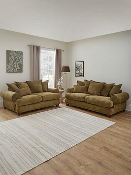 Very Home Amersham 3 + 2 Seater Scatter Back Fabric Sofas Set (Buy &Amp; Save!) - Made To Order In The Uk