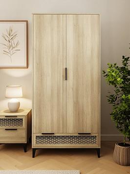 Gfw Ezra 2 Door Wardrobe Oak