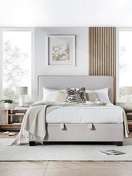Very Home Fletcher Ottoman Bed With Airsprung Mattress Options - Bed Frame With Airsprung Gold Mattress