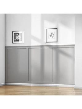 Cheshire Mouldings Mdf Modern Wall Panelling Kit (H)2000Mm (W)63Mm (T)9Mm