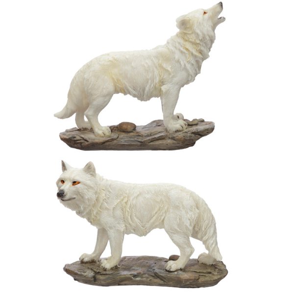 Spirit of the Night Protector of the North Wolf Figurine | Bed Sava