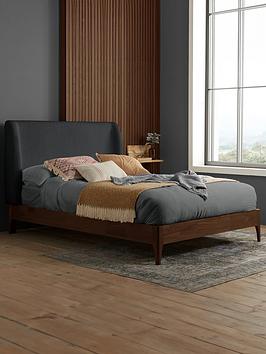 Birlea Halfden Bed - Grey - Double