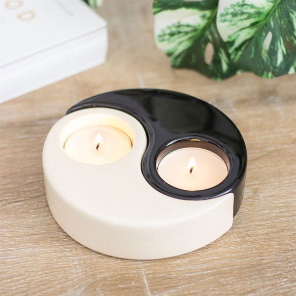 Yin Yang Tealight Candle Holder | Bed Sava