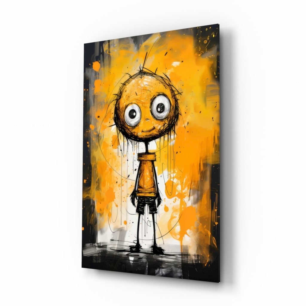 Innocence Glass Wall Art | Bed Sava