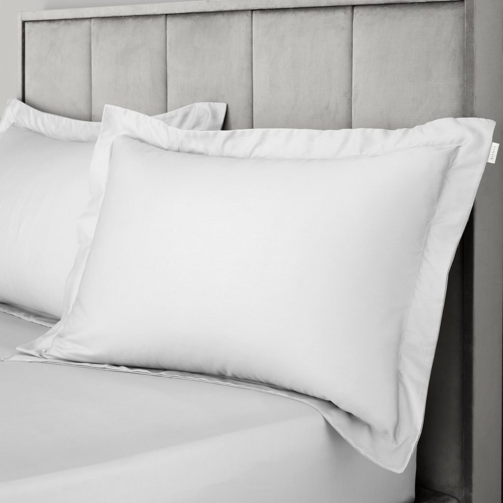 Bianca 400 Thread Count Cotton Sateen Oxford Pillowcase Pair
