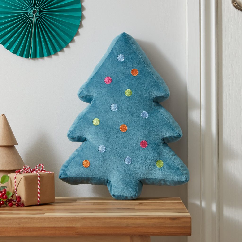 Catherine Lansfield Christmas Tree 3D Shaped Cushion