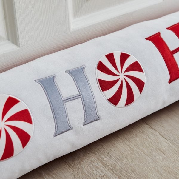 Catherine Lansfield Christmas Ho Ho Ho Door Draught Excluder | Bed Sava