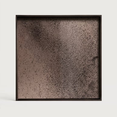 Ethnicraft Bronze Square Mirror Tray 51cm
