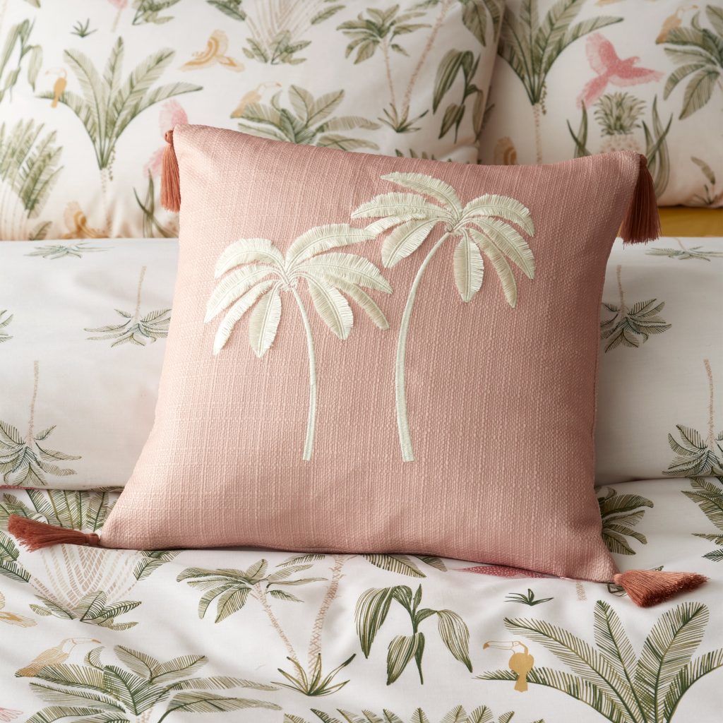 Catherine Lansfield Paradiso Tufted Palm Cushion
