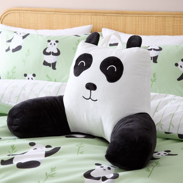 Catherine Lansfield Kids Perry Panda Cuddle Cushion Back Rest | Bed Sava