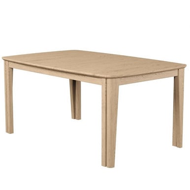 Skovby 107 Dining Table walnut oil veneer + black laminate top