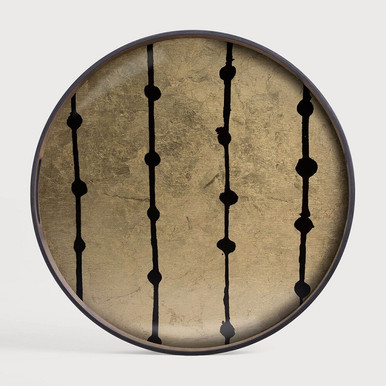 Ethnicraft Brown Dots Tray 48cm