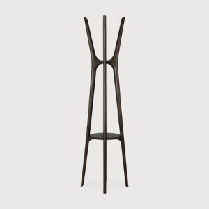 Ethnicraft Dark Wood Coat Stand PI | Bed Sava