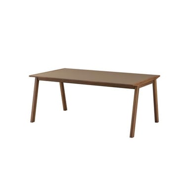 Skovby 140 Dining Table white oiled oak + nutmeg nano laminate