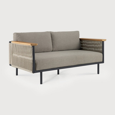 Ethnicraft Corbey Outdoor 2 Seat Sofa Silt