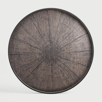Ethnicraft Black Slice Tray 92cm