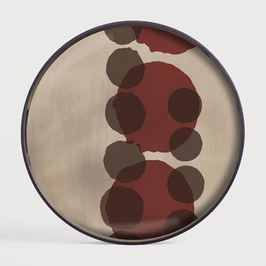 Ethnicraft Pinot Layered Dots Tray 48cm