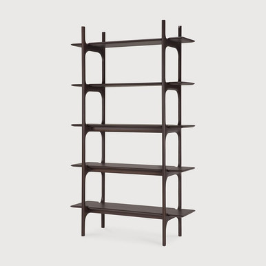 Ethnicraft Dark Wood Shelving Unit PI