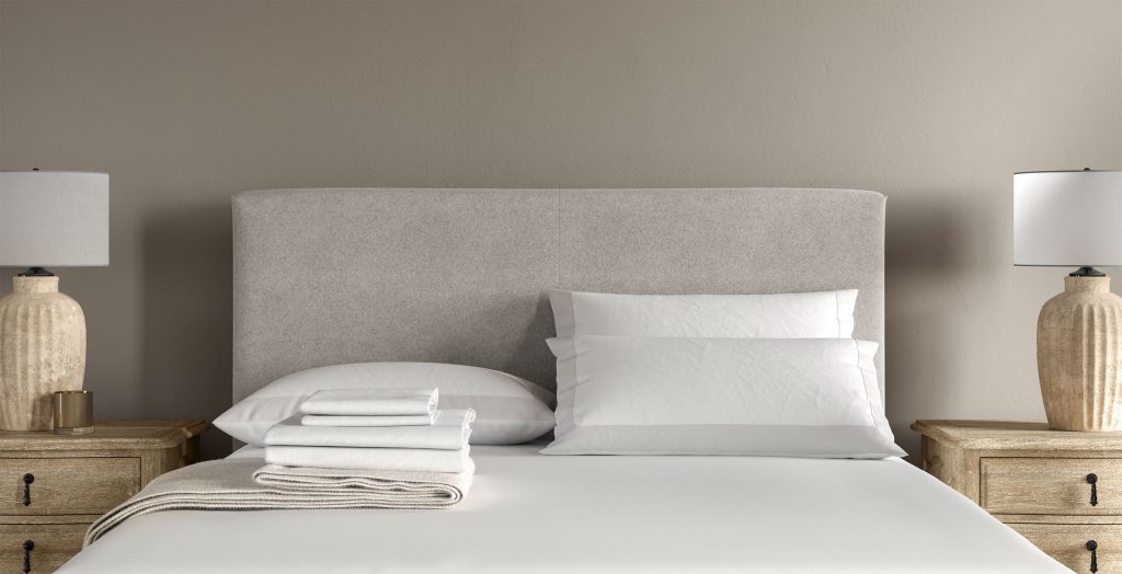 Sleepeezee Pembury Headboard - Clay Bouclé, Double