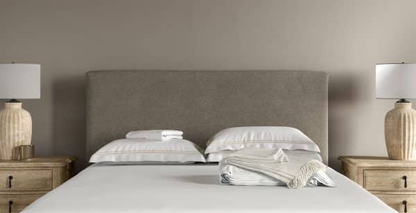 Sleepeezee Pembury Headboard  Cocoa Bouclé Double | Bed Sava