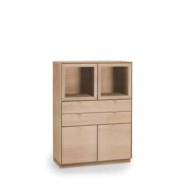 Skovby 923 Oak Display Cabinet oak soap