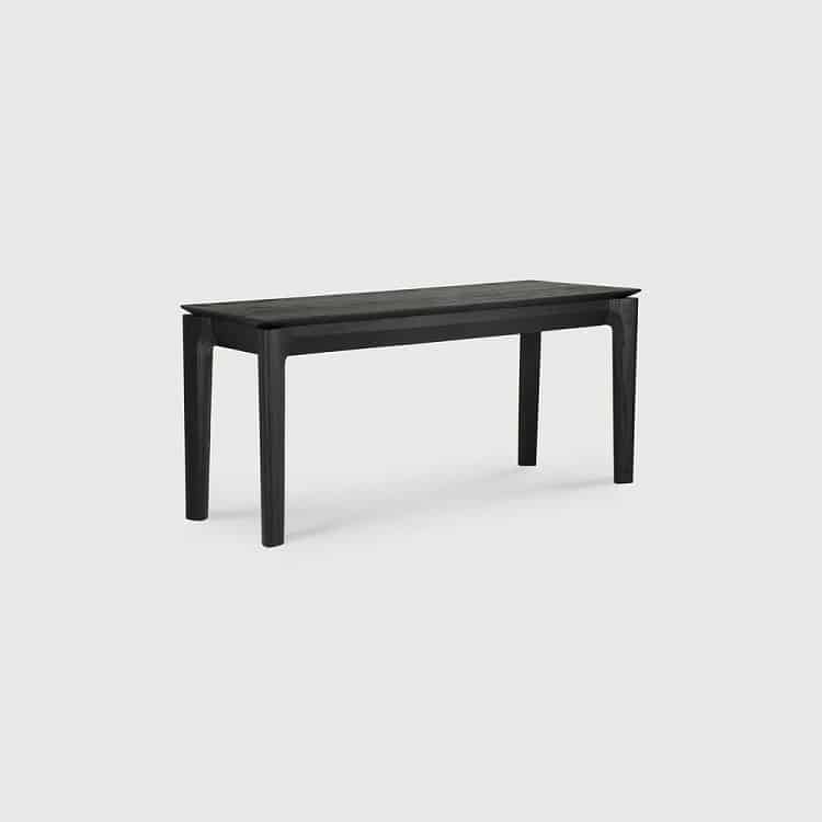 Ethnicraft Bok Black Oak Bench 126 x 35 x 46 cm