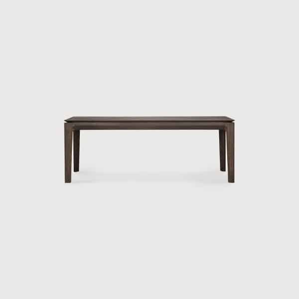 Ethnicraft Bok Brown Oak Bench 126 x 35 x 46 cm | Bed Sava