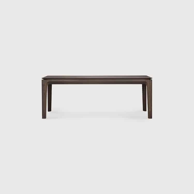 Ethnicraft Bok Brown Oak Bench 126 x 35 x 46 cm