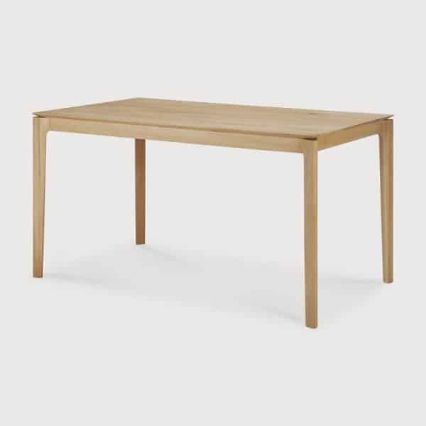 Ethnicraft Bok Oak Office Desk small 140cm | Bed Sava