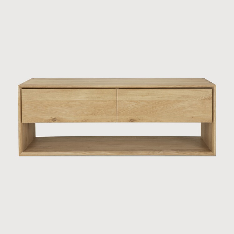 Ethnicraft Oak TV Unit Nordic size  pricewidth 120 depth 46 height 45 cm | Bed Sava