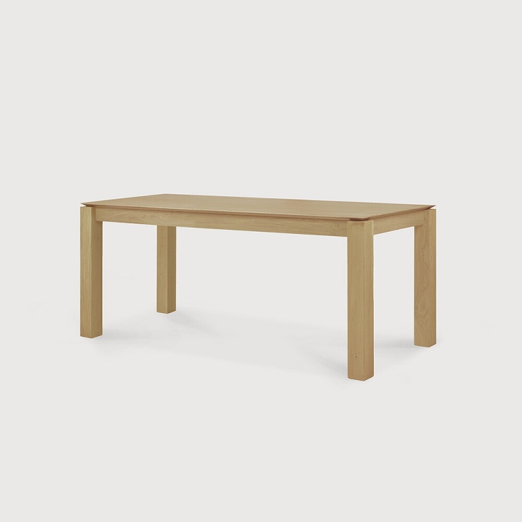 Ethnicraft Slice Oak Dining Table w180 d90 h77 cm