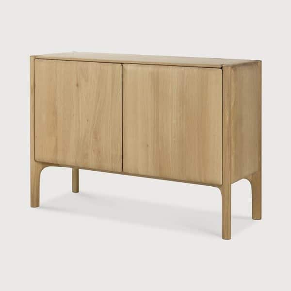 Ethnicraft PI Oak Sideboard with Rounded Corners width 119 depth 45 height 83cm | Bed Sava