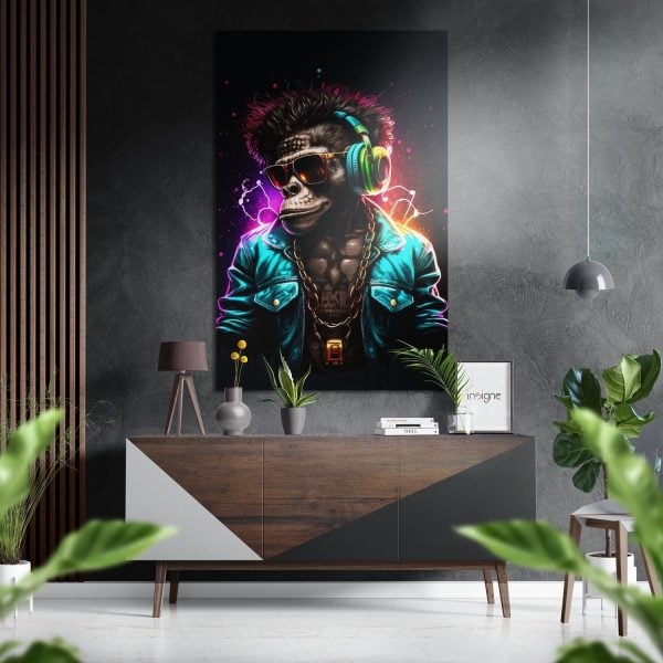 Body Builder Brushed Aluminium Dibond Wall Art | Bed Sava
